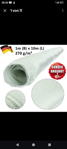 Glasfasermatte 270 - m²,
