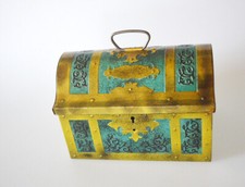 Alte Zigarren Blechdose Truhe RÖSSLI Tradition 30 - guter Zustand