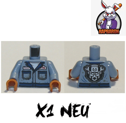 Lego 1x minifigur torso - ●,