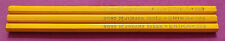 3 x JOHANN FABER - 3640 "ERIKA" No.3 - Bleistift,ungespitzt - VINTAGE