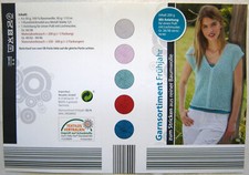 Anleitungen für 1 Pulli 36 - 46 Lochmuster Stricken Nadel 3,5  Baumwollgarn