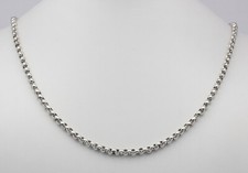 Erbskette in Silber Silberkette Erbsenkette Collier Halskette Ketten Hals Kette