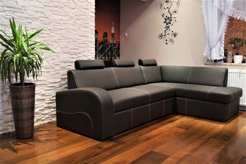 Echtleder ecksofa echt - echtleder,