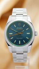 Rolex Milgauss Automatik Herrenuhr Blau 116400GV Original Papiere + Box