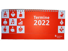 2022 TISCHKALENDER KALENDER QUERKALENDER SPIRALKALENDER WOCHENKALENDER SPARKASSE