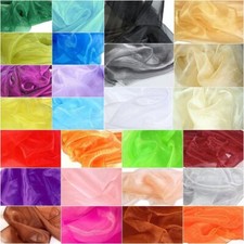 Uni organza deko - organza, deko-stoff