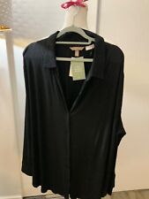 H+M  Bluse Hemd locker crinkle