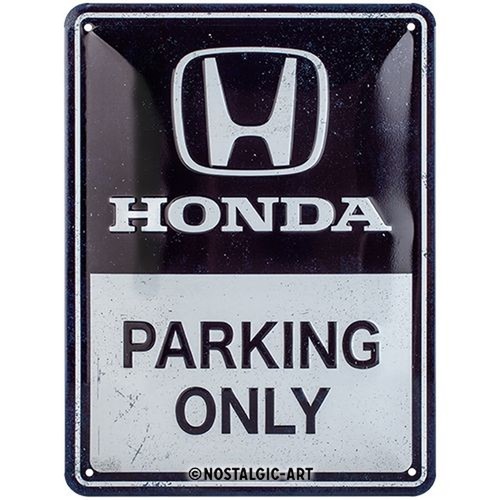 Relief blechschild honda - relief-blechschild, "honda