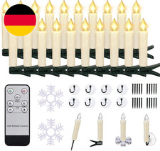 20Er LED Weihnachtskerzen