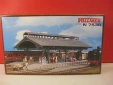 Vollmer 7530 N Bahnsteig Bahnsteighalle Karlsbad Neu & OVP
