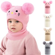 Mädchen Jungen Strick Bommel