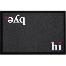 Fußmatte Hi Bye Willkommen