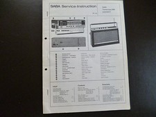 Original service manual saba - original,