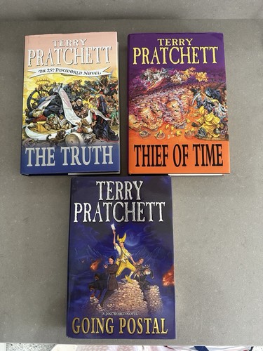 Discworld novel hardcover - 3x,