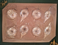 Christbaumkugeln Kugel - Reflex Sortiment Silber - Krebs Glas Lauscha