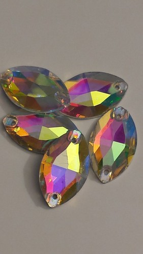 Aufnähsteine glas strass zum - strass,