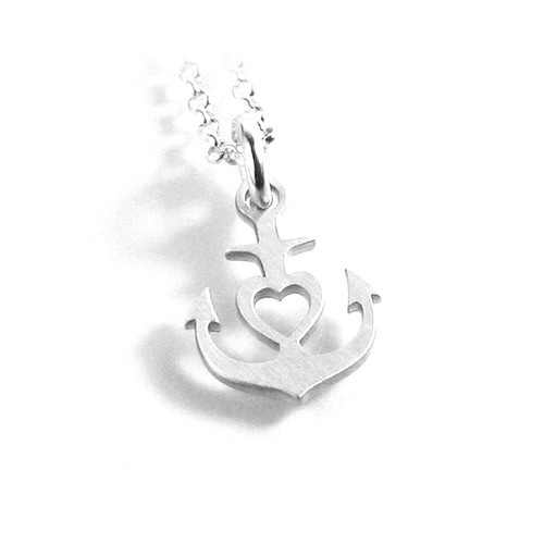 Anhänger 925 silber - silber, glaube