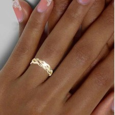 Damen ring 585 - 585, gelb
