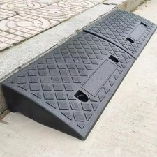 2 Stück Schwerlast Bordsteinrampe Tragbare Bordsteinrampen für Türen Rollstuhl Auto Fahrrad