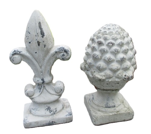Fleur lis zapfen skulptur - de,