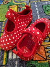 Playshoes Kinder Aqua-Schuhe, Rot  Größe 22/23