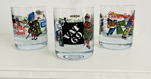 Vintage whiskey gläser - 3,