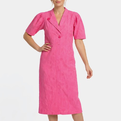 Vintage midikleid rosa - midikleid,