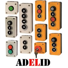 1-4 Fach Drucktaster Taster Maschinensteuerkästen Rolltor Torantrieb  Hebebühne