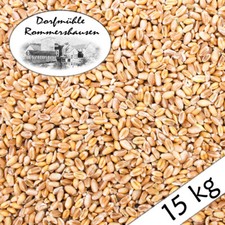 (1,37€/1kg) 15 kg Weizen Gereinigt Hühnerfutter Geflügelfutter Futterweizen Voge