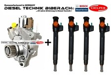 Injektoren 4x + Hochdruckpumpe Ford Citroen Peugeot TDCI HDI 28388960 28384347