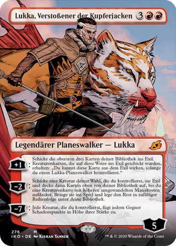 Mtg planeswalker lukka - mtg,