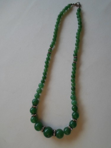 Perlenkette china jade mit - perlenkette,