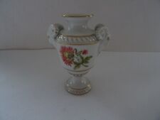 Ludwigsburg Porzellan Kleine Amphore mit Widderkopf H 9,5 Handbemalt