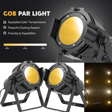 2x 100W COB LED Par can DMX