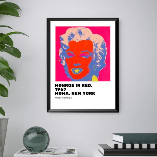 Andy warhol monroe red - warhol,