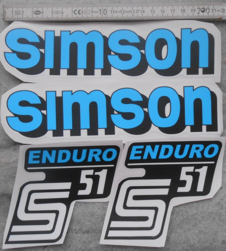 S51,Enduro,Simson,Aufklebersat