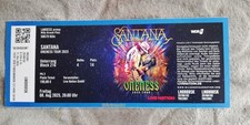 SANTANA - Oneness Tour 2025 - 8.8.2025 Köln Lanxess Arena Fan Sammlerticket