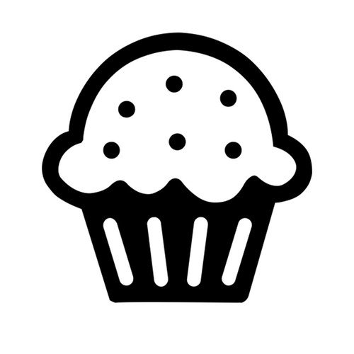 Cupcake vinyl aufkleber - vinyl,