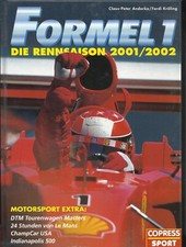 Buch Copress Verlag Formel 1 2001/02 C.-P. Andorka F. Kräling DTM LeMans Indi