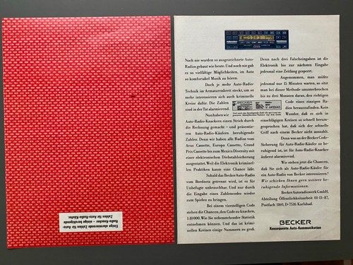 Becker mexico cassette - becker,