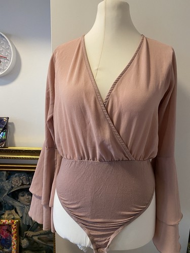 Boohoo body bluse romantisch - body,