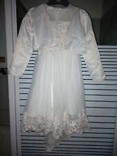 Ausgefallenes Kommunionkleid/Jacke Und Zubehör Gr.134/140