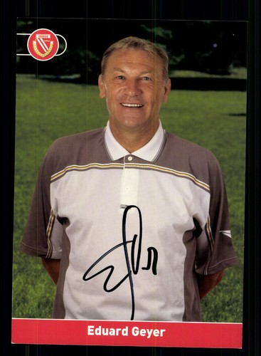 Eduard geyer autogrammkarte - eduard, fc