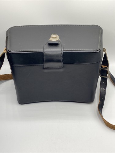 Vintage leder kameratasche - vintage,