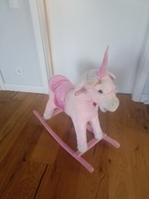 Rosanes Schaukeltier Schaukelpferd Einhorn gut erhalten