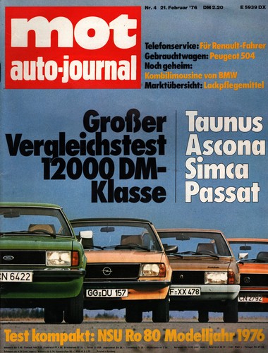 Zeitschrift mot auto journal - zeitschrift,