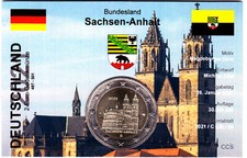 2 Euro BRD 2021 DE 497 * ST - DOM MAGDEBURG * + CoinCard