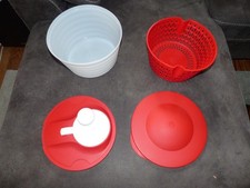 Tupperware Salat Karussell rot