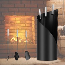 Kaminbesteck 4/5-in-1 Kamingarnitur Ofenset Kaminwerkzeuge Kaminset Edelstahl