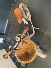 Puky Laufrad retro rosa mit Korb und Klingel